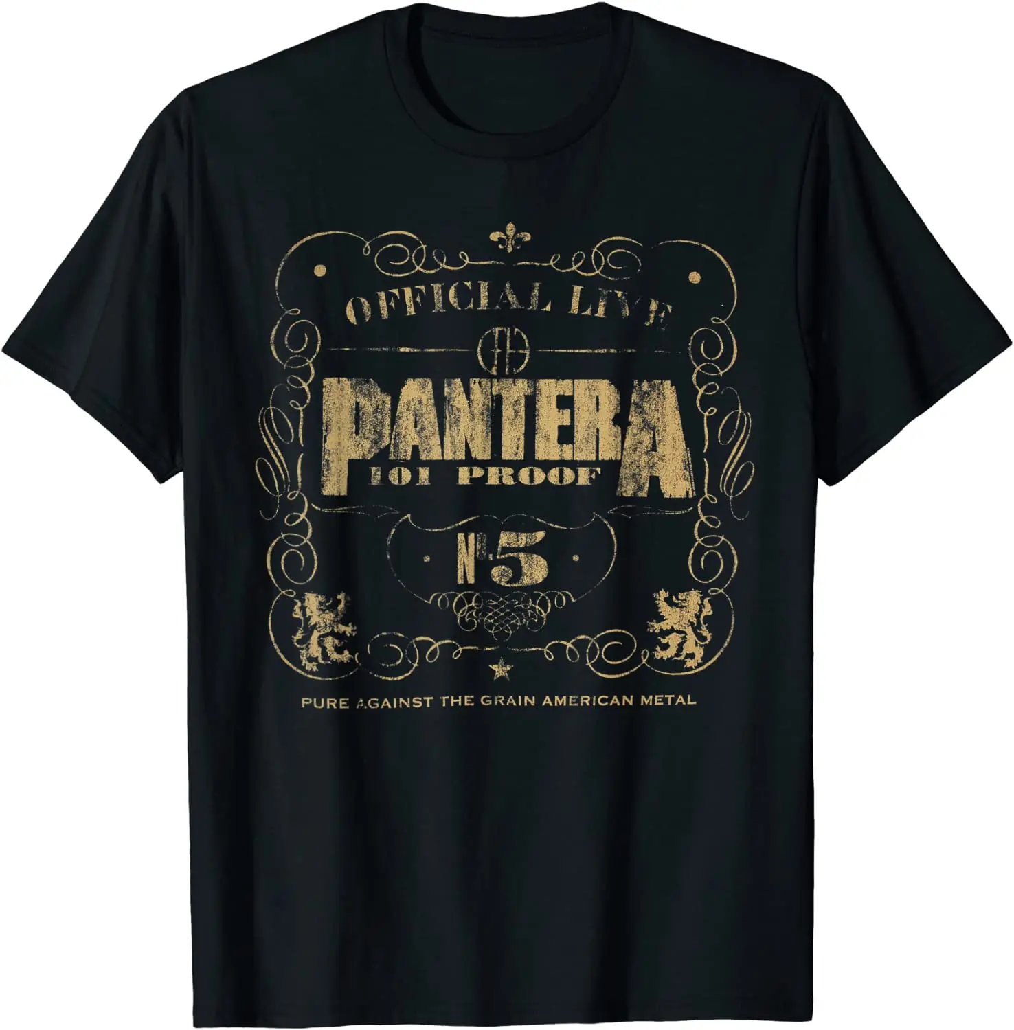 Официальная 101 Водонепроницаемая футболка Pantera|Мужские футболки| |