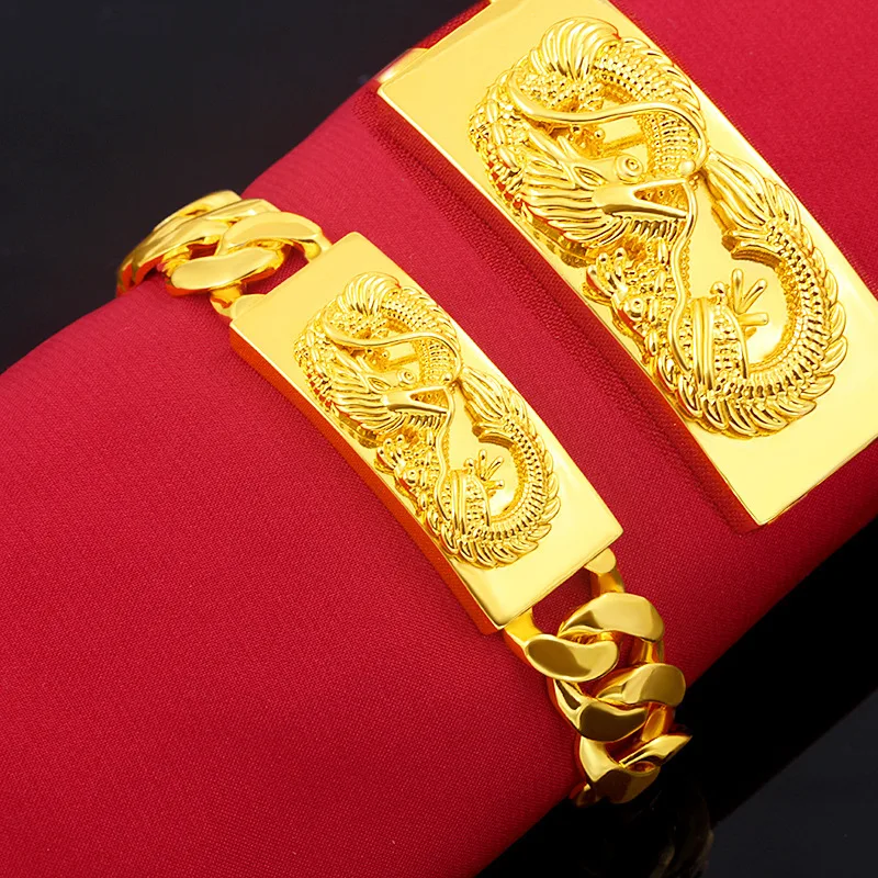 

Модные ювелирные изделия в стиле хип-хоп, высококлассный Властный Браслет В Форме Дракона, латунный позолоченный Изысканный этнический под...