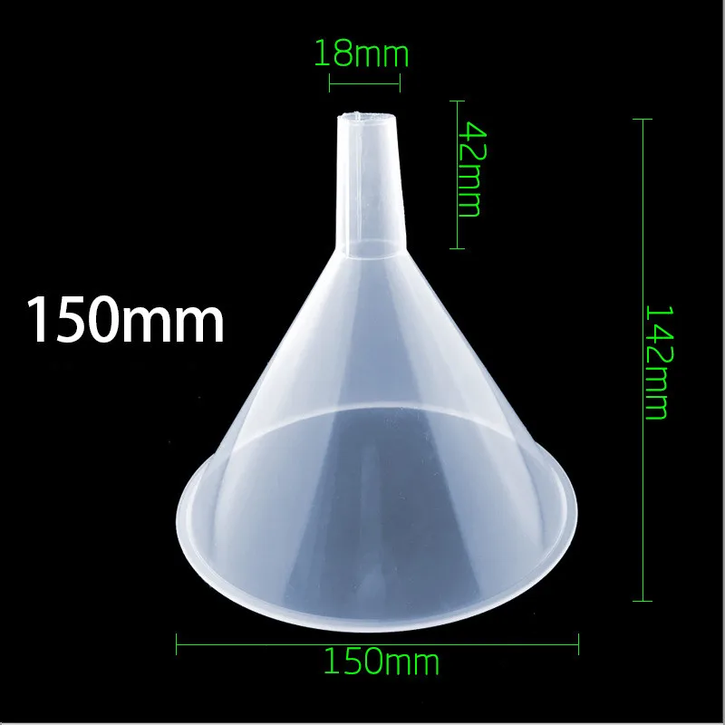 

2pcs/set Laboratory Supplies Plastic Funnel Triangle Funnel 90mm Liquid Filling