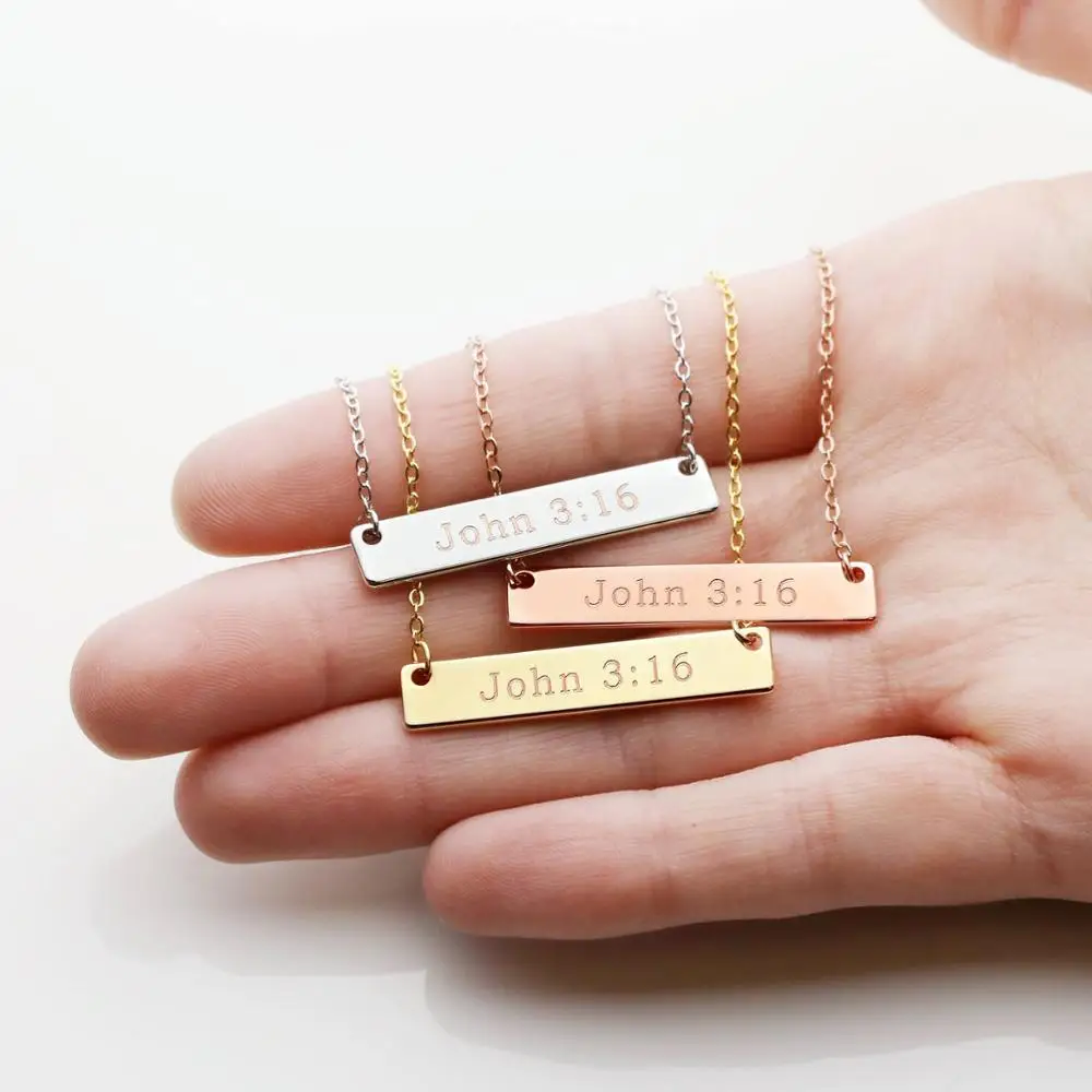 Персонализированное христианское ожерелье христианские ювелирные изделия