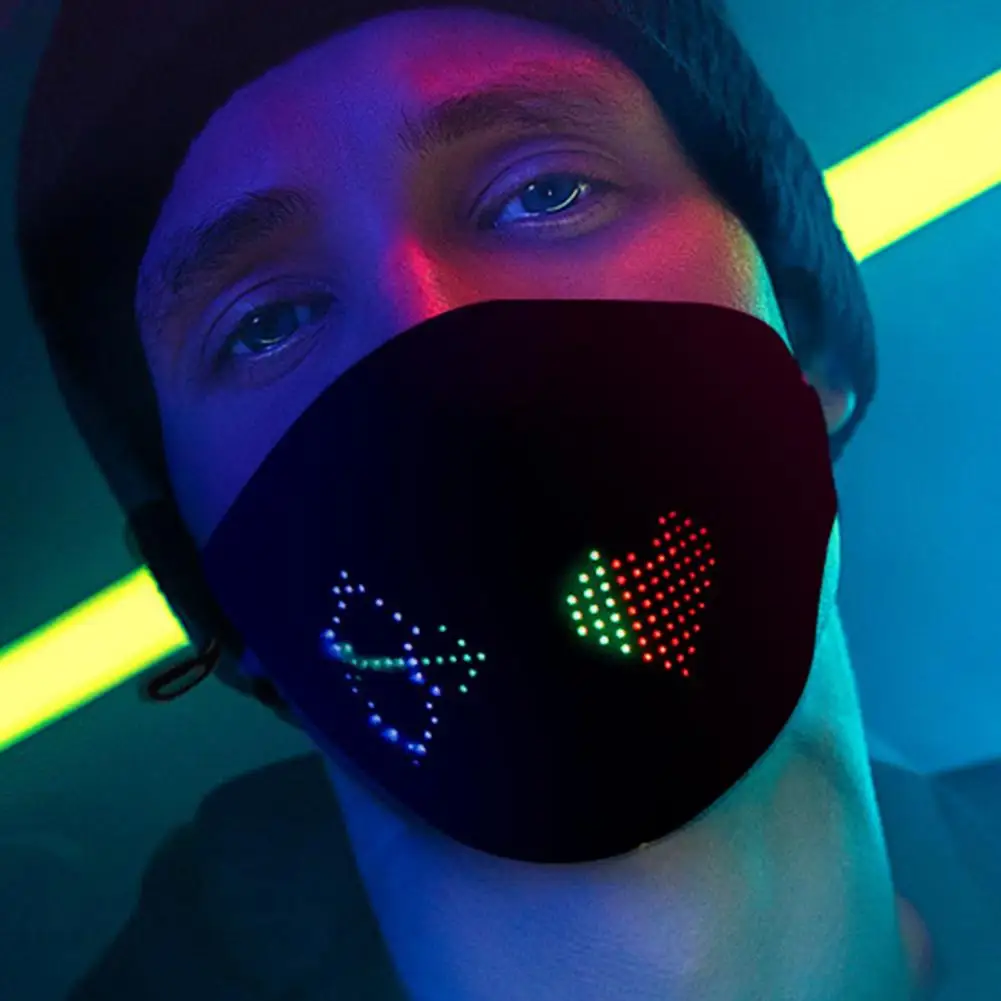 Унисекс зарядка через USB программируемый люминесцентный bluetooth соединение DIY