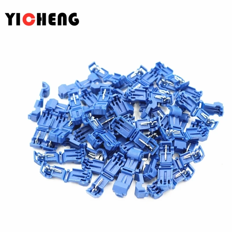 10 шт. Т тип быстродействующий соединителя обжимной клеммный кабель удобный