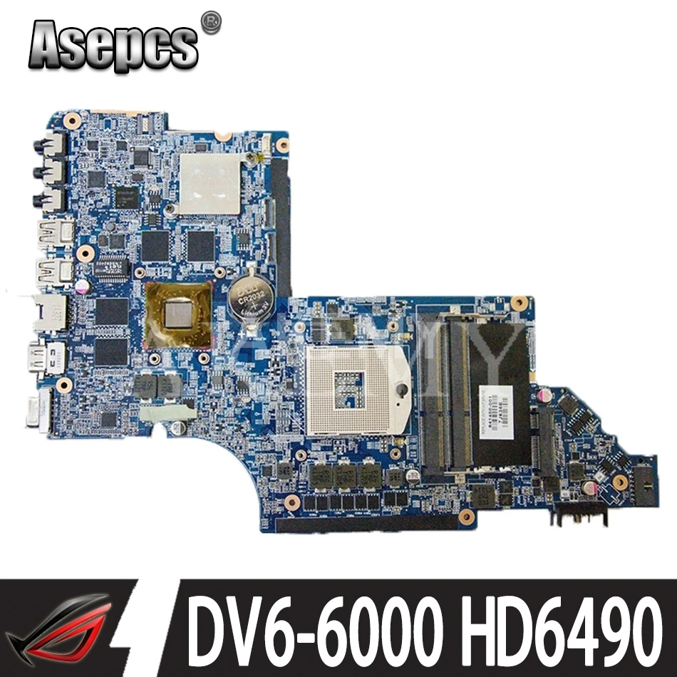 Бесплатная доставка Материнская плата для ноутбука For HP Pavilion DV6T DV6 6000 материнская