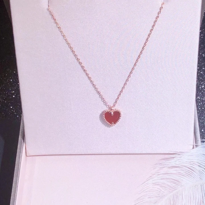

VCC211 925 Silver-inlaid Zircon Core Necklace Bracelet for Best Gift