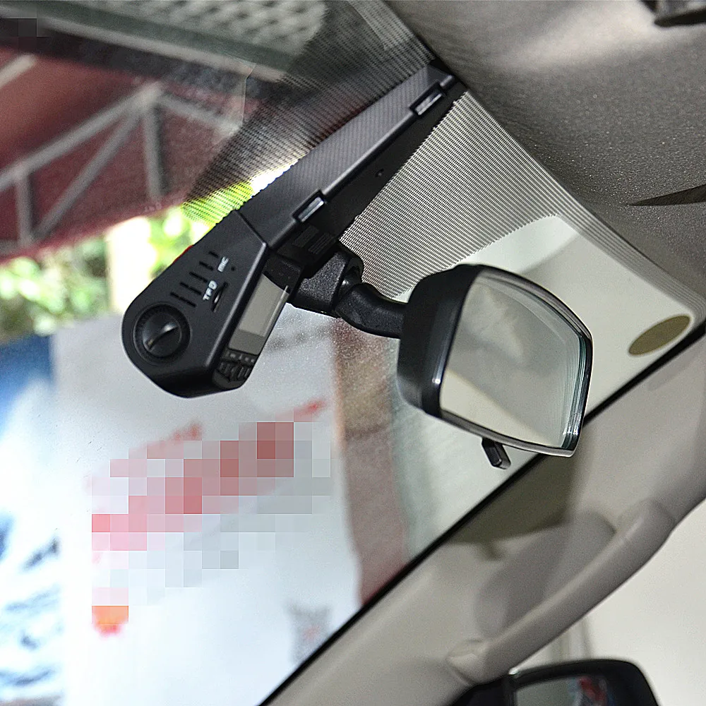 Dash Cam Двойной объектив Видеорегистраторы для автомобилей приборной панели мини