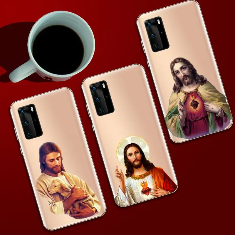 

Christian Religious Jesus Faith Phone Case Transparent for Huawei honor Enjoy Y V 9 7 8 10 20 30 40 SE S E C lite pro plus 2019