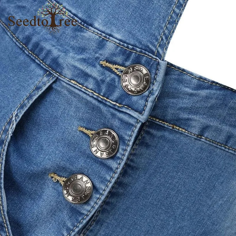 Casual Men's Jeans Straight  Overalls Slim Denim Trousers