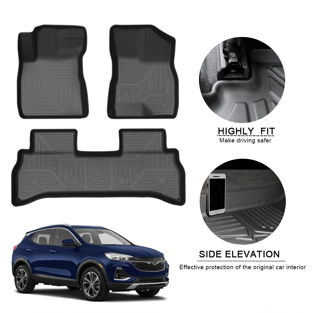 

Fully Surrounded Special Foot Pad For Buick Encore 2013 2014-2020 5Seat Car Waterproof Non-Slip Auto Floor Mats TPE Accessories