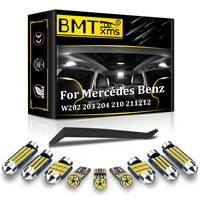 bmtxms interior led light for mercedes benz w202 w203 w204 w210 w211 w212 c207 w220 w221 dome light license plate accessories
