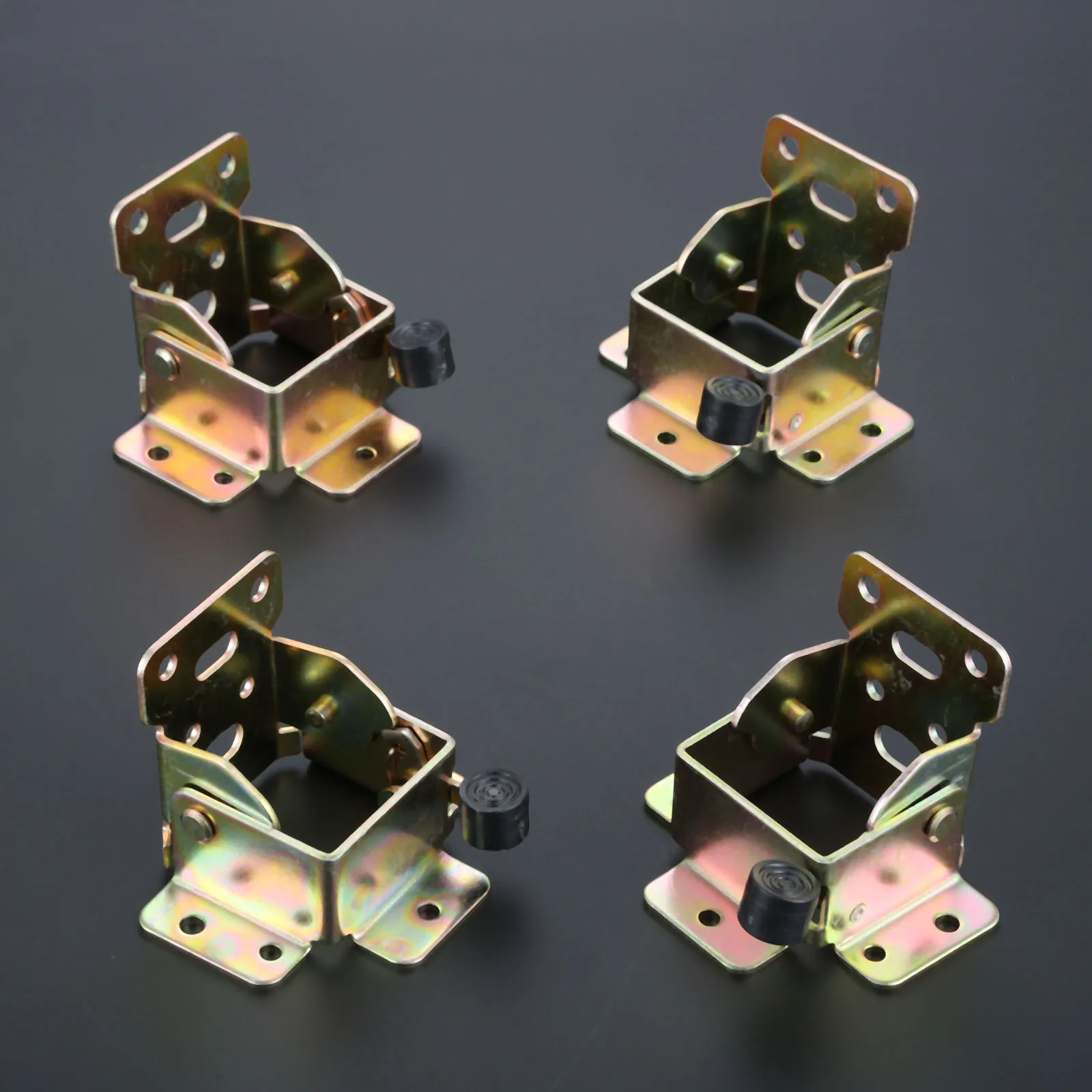 Мебельные петли 4 шт. железные складные кронштейны для ножек стола удлинители