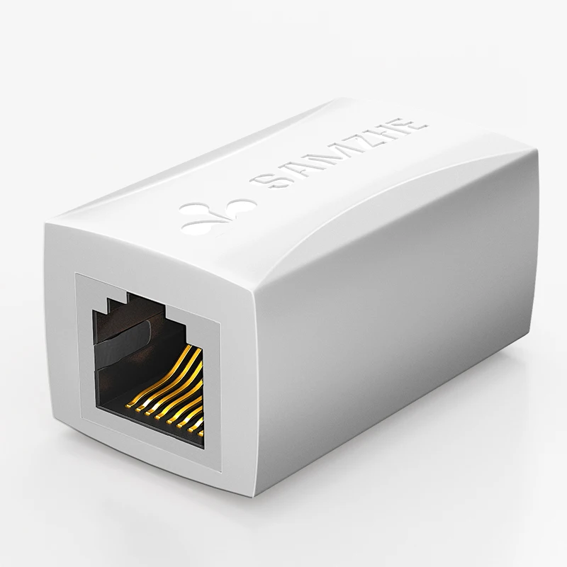 

RJ45 Connector Cat765e Ethernet Adapter 8P8C Network Extender Extension Cable for Ethernet Cable Female to Female