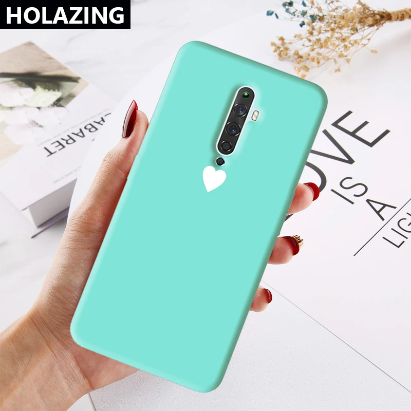 Для OPPO Reno2 Z F Reno 10x zoom K5 Reno3 Pro 3 чехол с принтом сердца для пары телефона мягкий