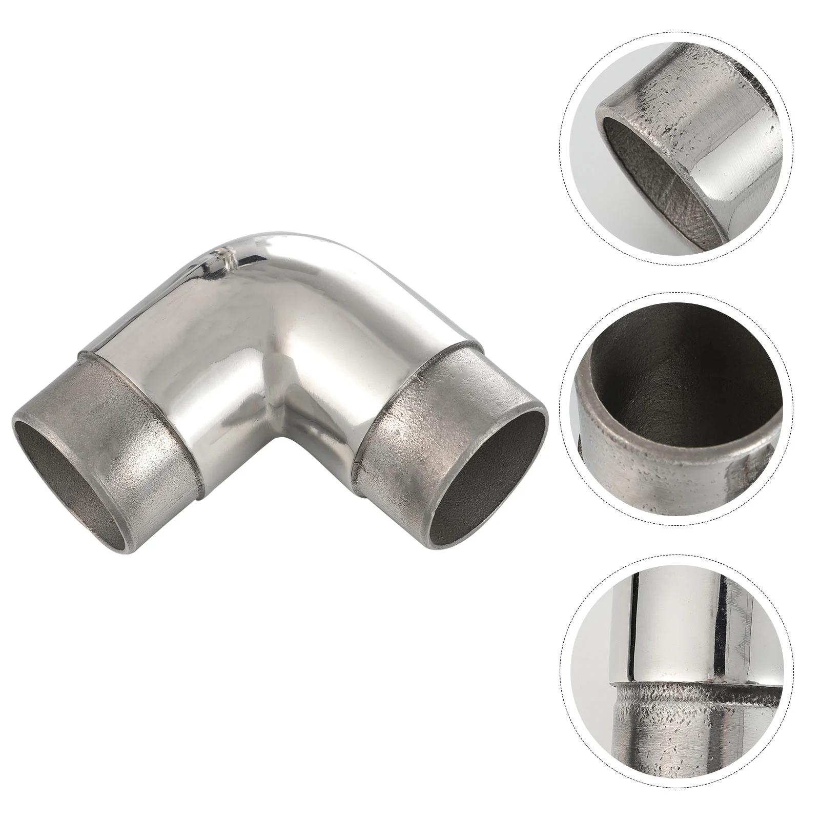 

Elbow Fitting Pipe Handrail Metal 90 Degree Railing Stainless Steel Tube Adapter Connector Boat Joint