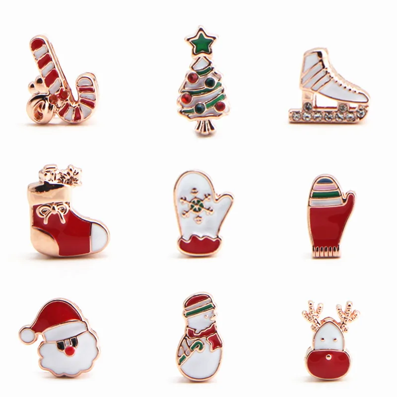 Vinnie Дизайн Ювелирные изделия Рождество горка талисманы Набор подходит 10 мм