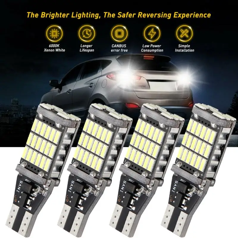 Автомобильный фсветильник заднего хода T15 W16W 2/4 SMD 921 4014 шт. |
