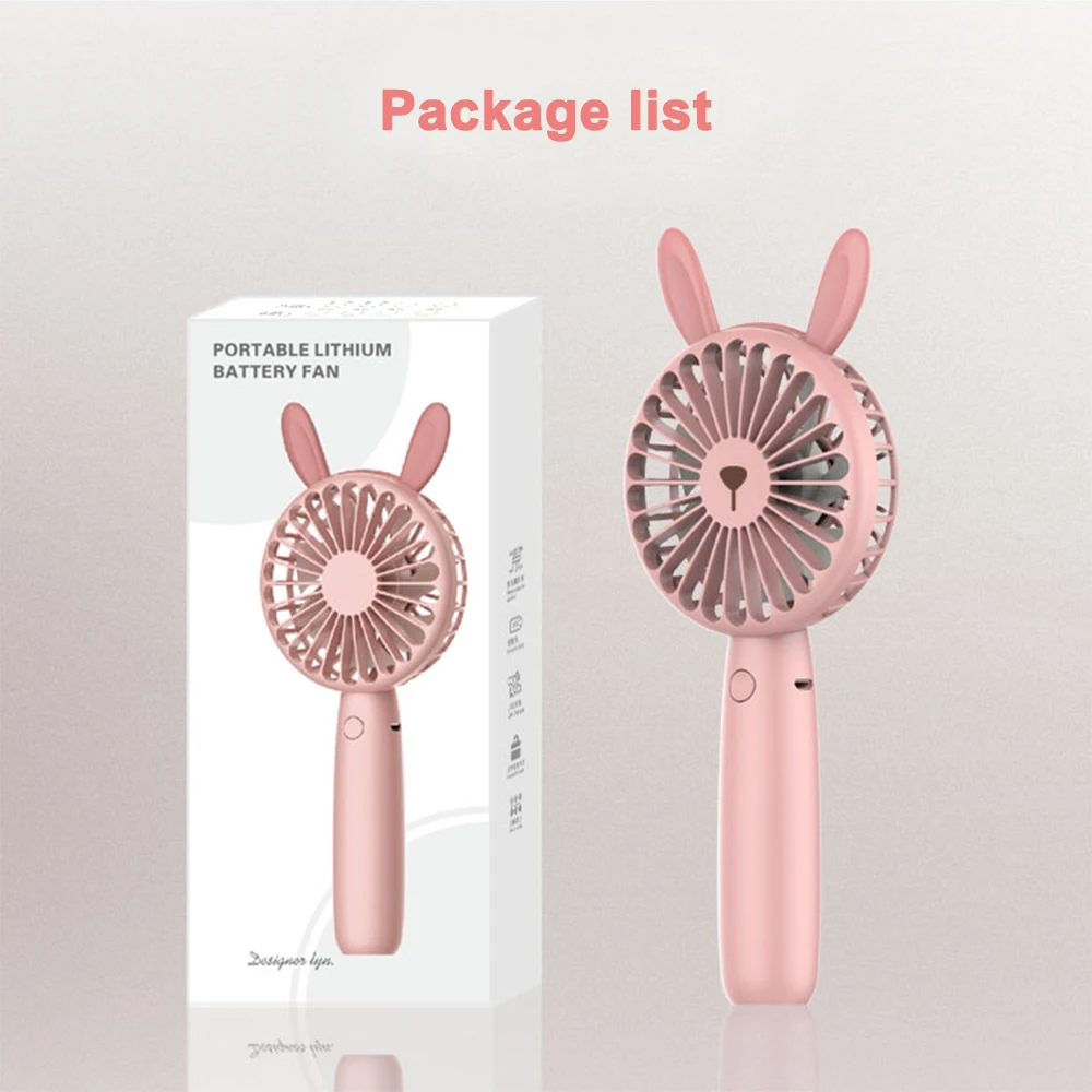 

Fashion Portable DC 5V Small Handle USB Cooler Cooling Fan USB Mini Fans Operation Super Mute Silent for PC / Laptop / Notebook