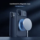 Магнитный чехол для iPhone 12 Pro Max 11 NILLKIN CamShield Pro Slide Camera Protect тонированная задняя крышка телефона для iPhone 12 Mini