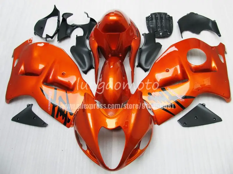 Обтекатель кузова для orange blk SUZUKI Hayabusa GSXR1300 96 97 1998 1999 2000 2001 GSXR 1300 2002 2003 2004 2005 2006