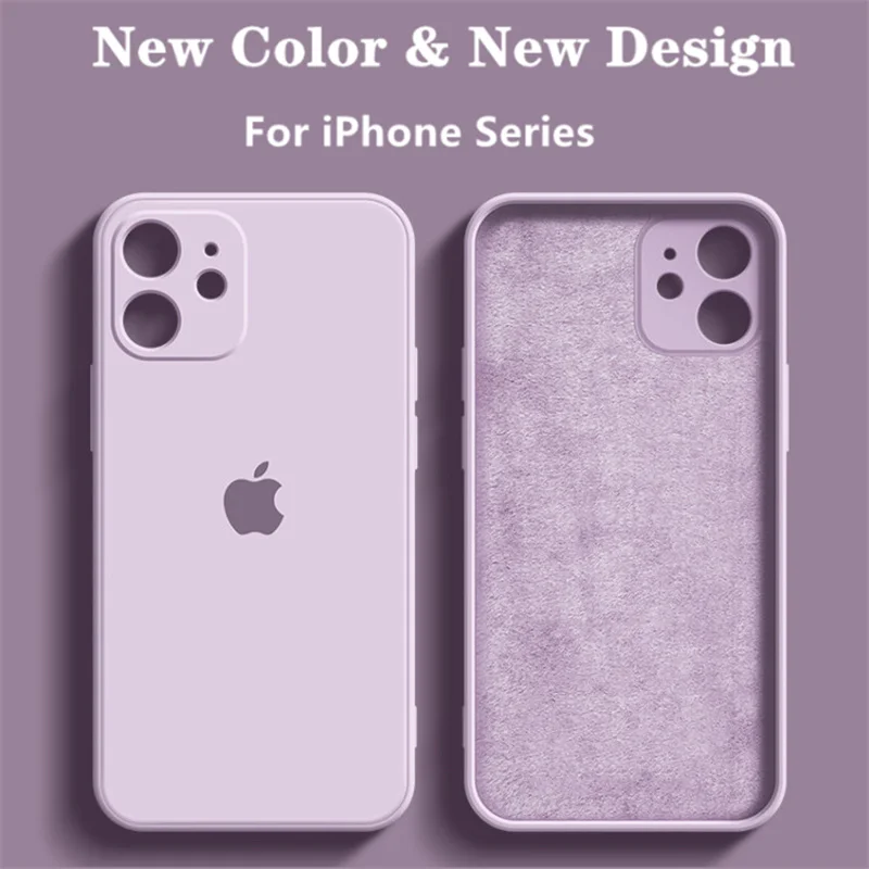 

Official Original Silicone Case For iPhone X XS Max XR 6 6S 7 8 Plus 12 Pro Case For iPhone 11 Pro Max SE 2020 Cover With LOGO
