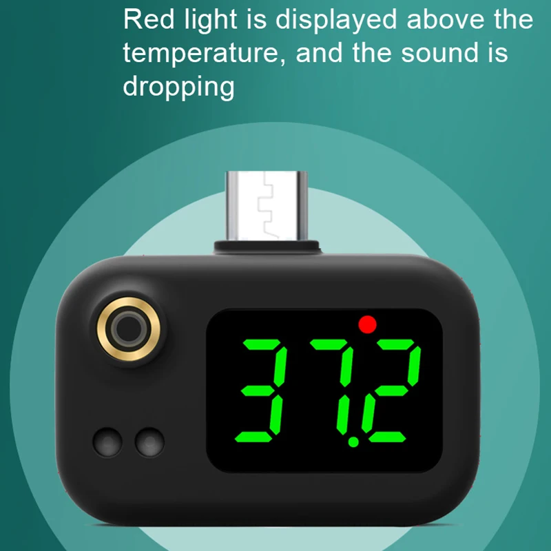 

Новое поступление, мини-термометр USB, Бесконтактный цифровой дисплей, домашний портативный термометр для смартфона, визор