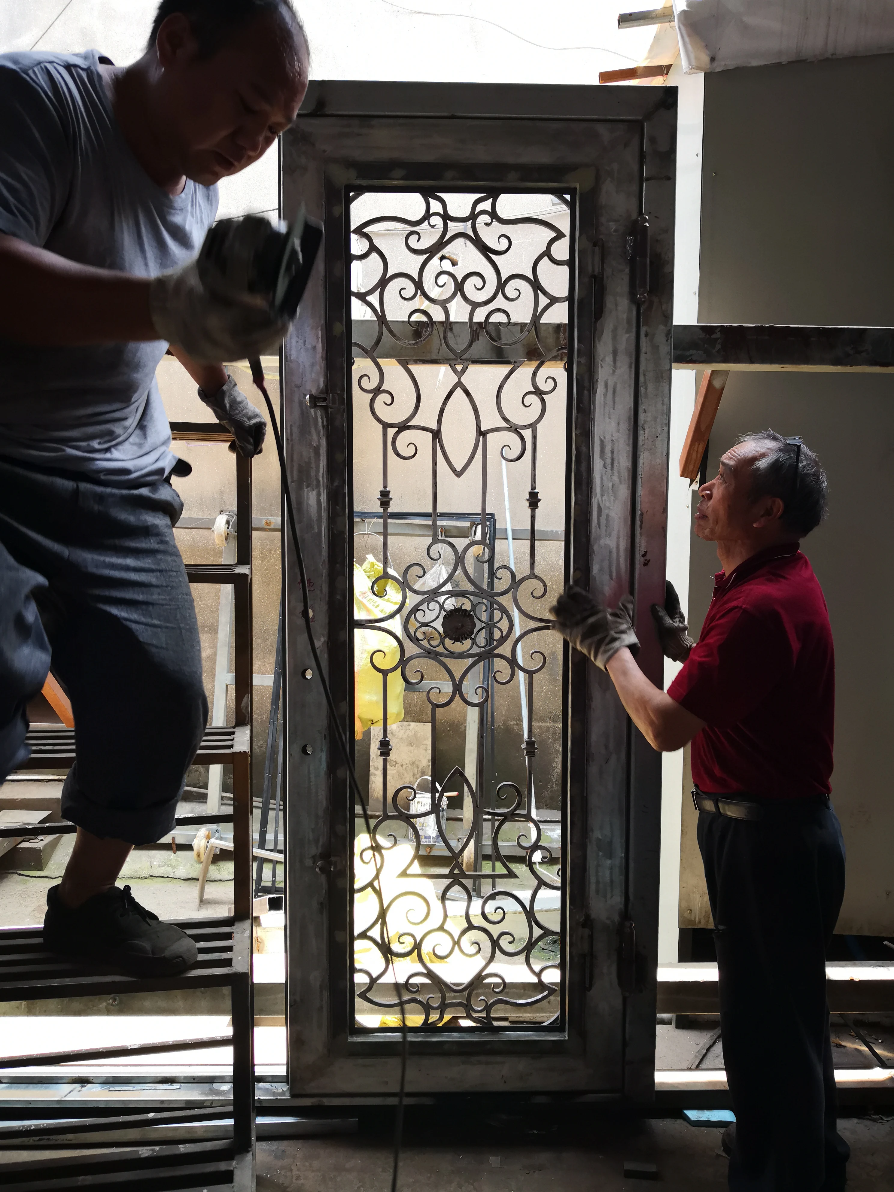 

Hench 100% steel iron doors model hc-id129