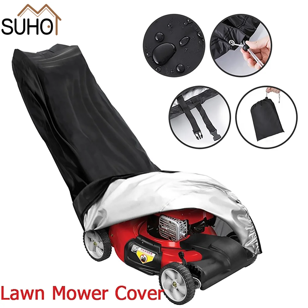 

New Garden Waterproof Dust Rain Proof Outdoor Sunscreen Tractor Lawn Mower Cover cover for lawn mowers covering material garden