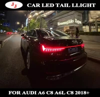 led tail light for audi a6 c8 2018 tuning parts rear led lamp taillight high quality through taillight