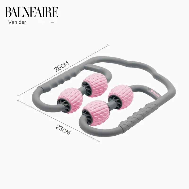 

Cy Yoga Ring Clip Leg Massager Apple Shape Shaping Roller Muscle Relaxation Massage Stick