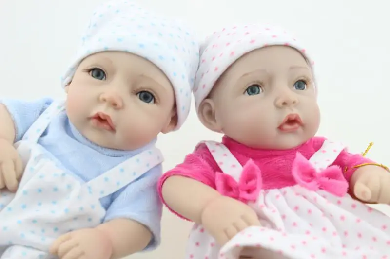 Топ Reborn Baby Реалистичная 30 см кукла baby shower мальчик девочка смайлик пара милые