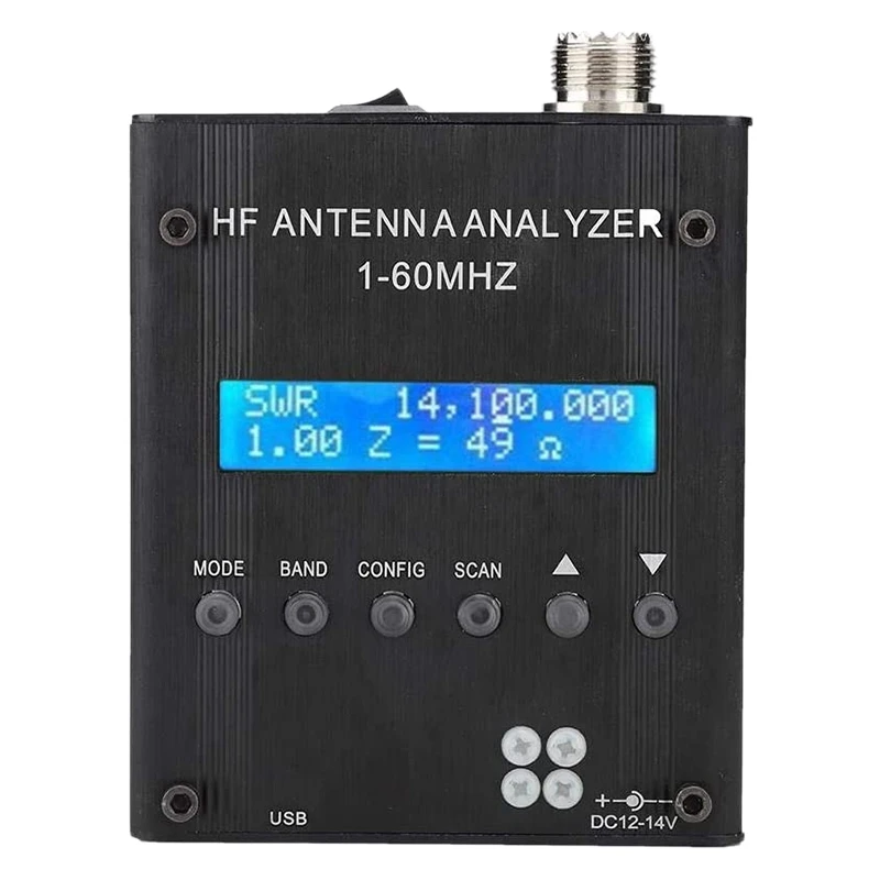 Antenna Analyzer, Bluetooth Digital Shortwave Antenna Analyzer MR300 Output 2.0V Pp Typical Adjustable Meter Tester