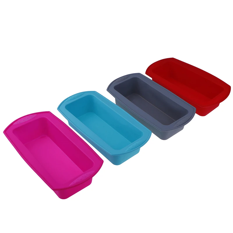 Rectangle Silicone Cake Mold DIY Bakeware Fondant Muffin Chocolate Moulds Dish Cupcake Molds Tools | Дом и сад