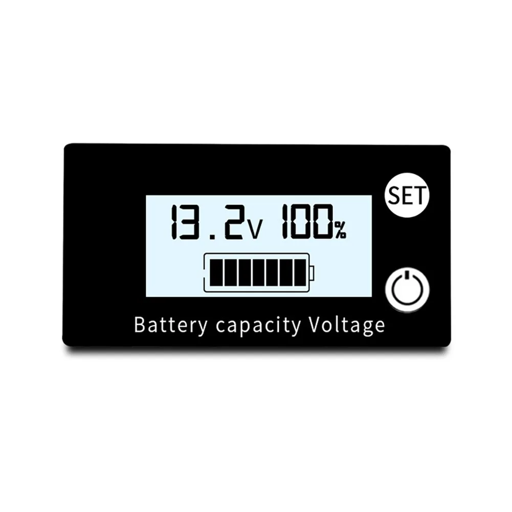 

Vehicle Battery Tester Battery Capacity Indicator DC 8V-100V LCD Digital Car Motorcycle Voltmeter Mini Voltage Monitor Backlight