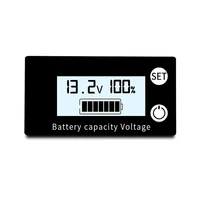 vehicle battery tester battery capacity indicator dc 8v 100v lcd digital car motorcycle voltmeter mini voltage monitor backlight