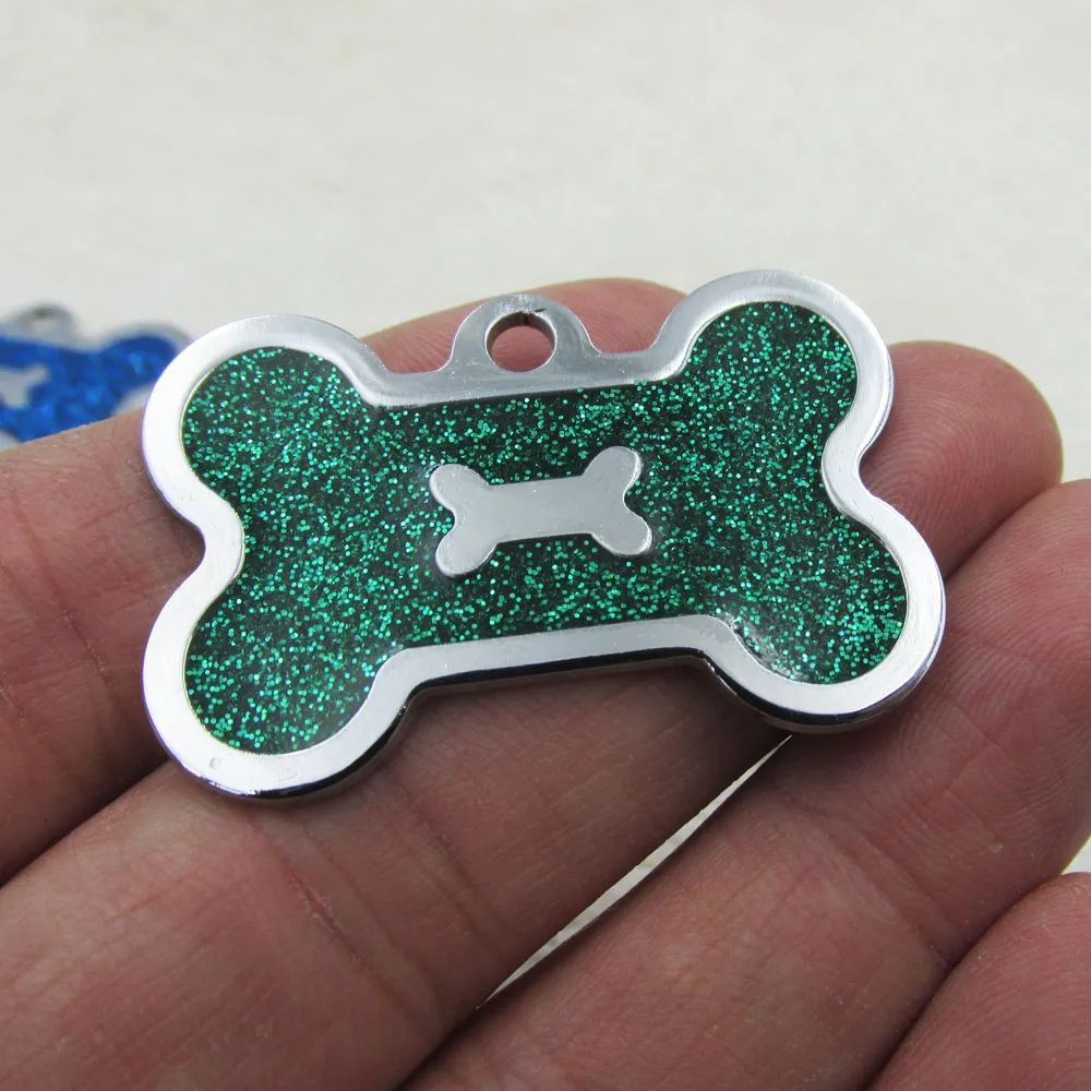 Идентификационные бирки для домашних животных из цинкового сплава 100 шт./лот