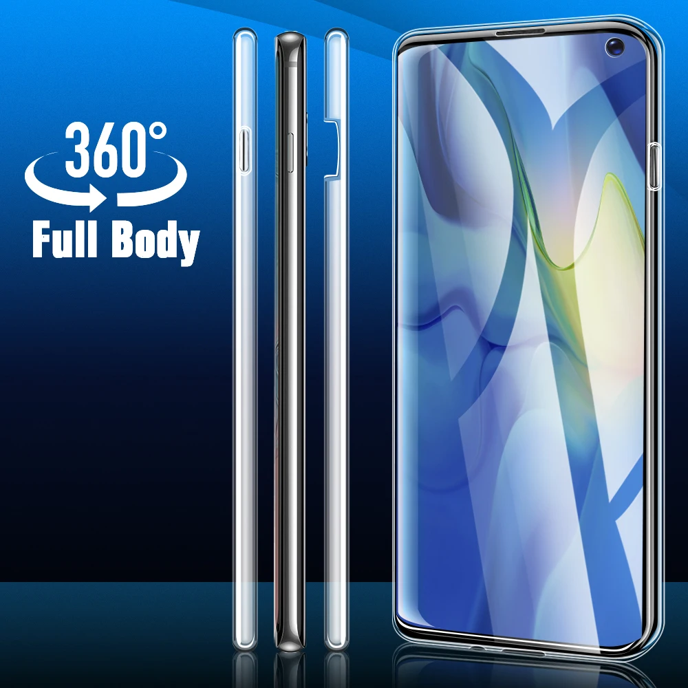 Чехол KISS 360 ультра тонкий мягкий прозрачный флип-чехол s для samsung Galaxy S7 S6 Edge S8 S8 Plus s9 s10 Note 9 8 чехол прозрачный силиконовый чехол