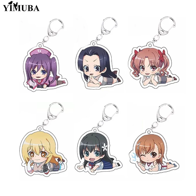 Toaru Kagaku брелок для ключей с определенным научным пистолетом S Mikoto Shirai Kuroko персонаж