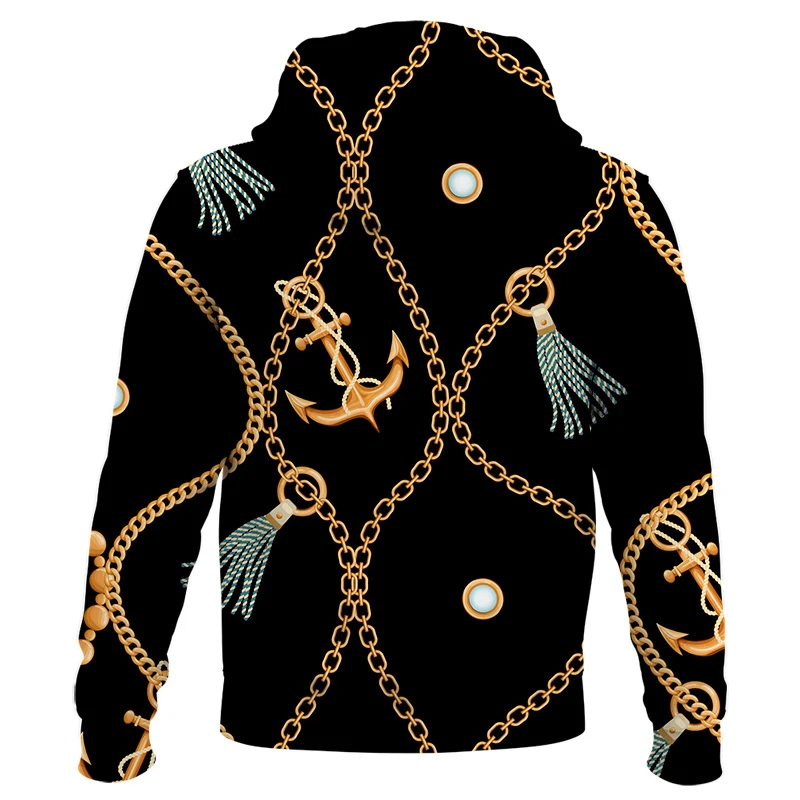 

Spring And Autumn New Men's And Women's Children's Funny Iron chain Hoodie Long Sleeve 3d Printing butterfly Sweatshirt Coat