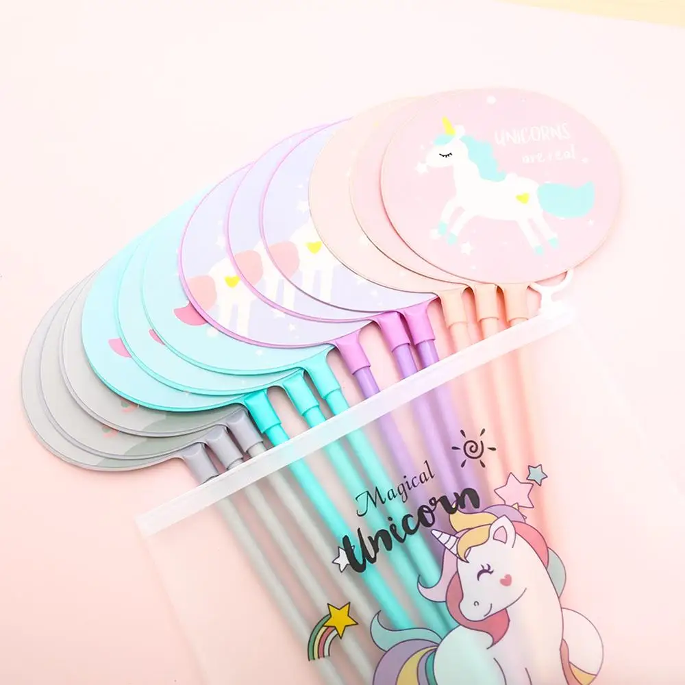 12 шт. корейский Кот гелевая ручка Kawaii забавные аниме милые ручки для офиса