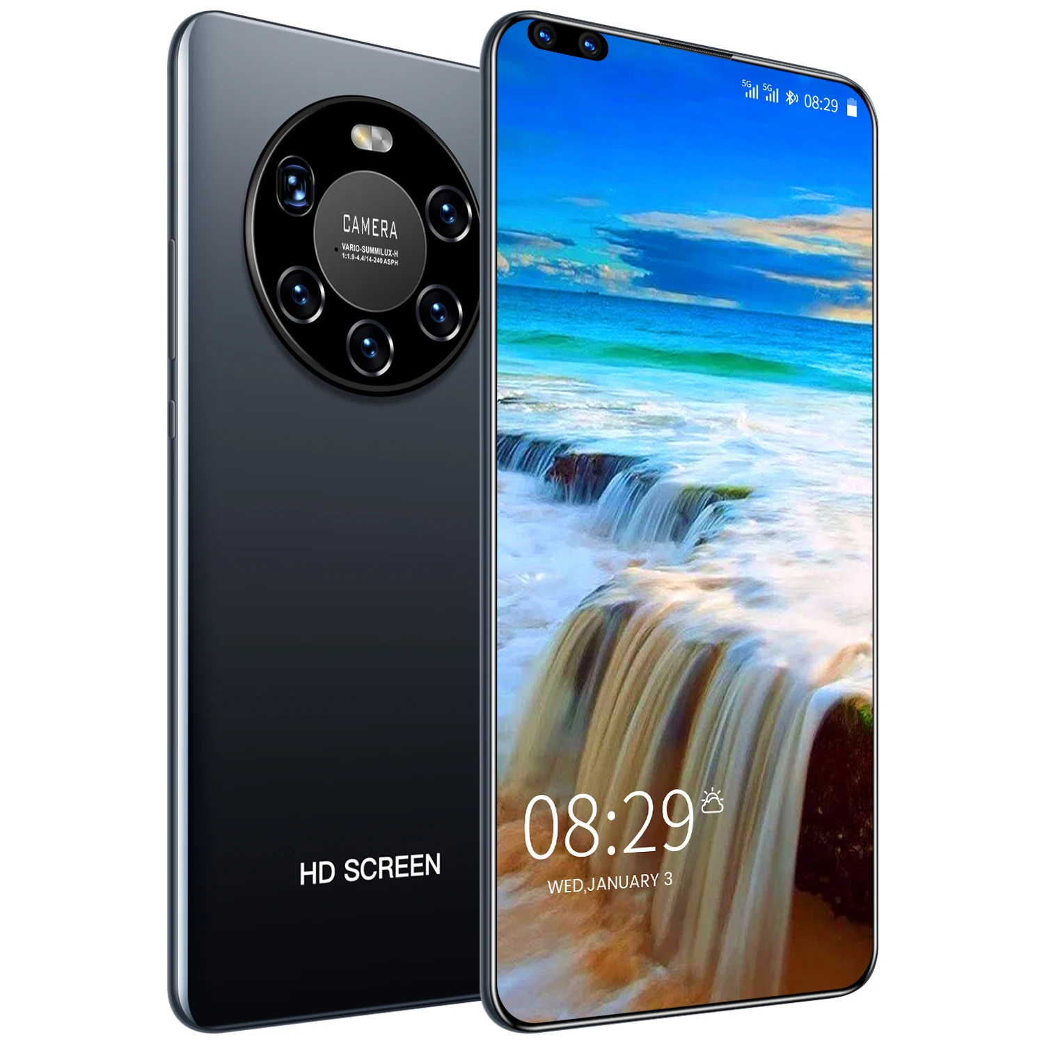 

mate40pro 12 GB 512 GB 24MP+48MP 5g Cellphones Smartphones Android 10 4500mAh 8 Core Really Telephone MTK6895 Face ID