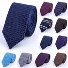 Новый тонкий вязаный галстук, повседневный галстук, галстук для шафера, Свадебный галстук, 6 см, тонкий галстук, галстук, аксессуары, подарки для мужчин