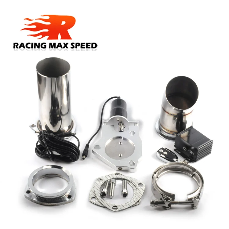 

New detachable Butterfly valve Cut-out exhaust pipe 2.5&3inch with Remote