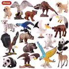 Оригинальная Африка дикая природа, животные, львы, тигр, фигурки, миниатюрные животные, модель, фигурки, милые птицы, коллекция игрушек, подарок
