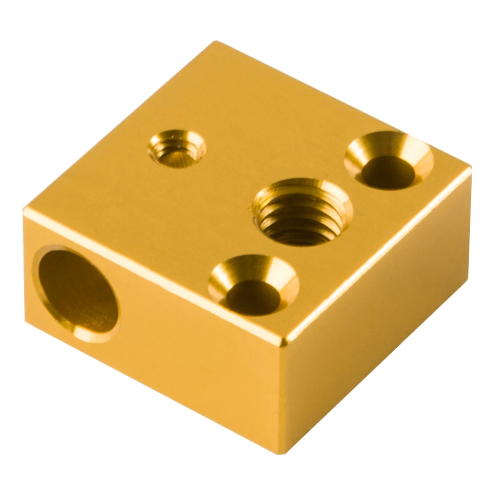 1/2/5 шт. алюминиевый нагревательный блок Reprap Makerbot MK7/MK8 экструдера 20*20*10 мм деталь 3D