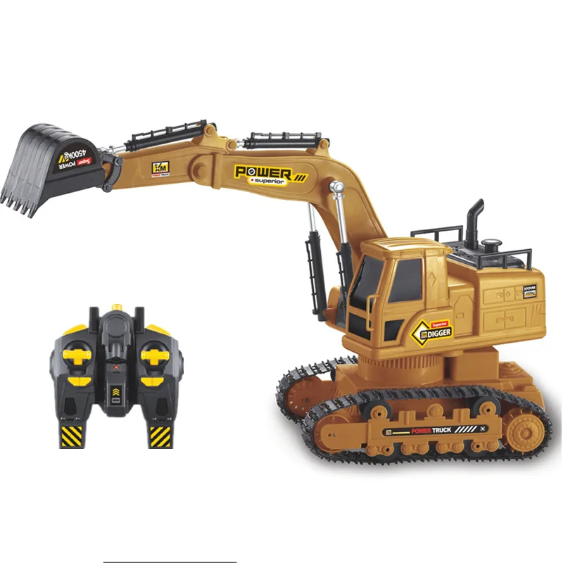 2 4 г дистанционный пульт игрушка экскаватор 10-канальный большой 1:20