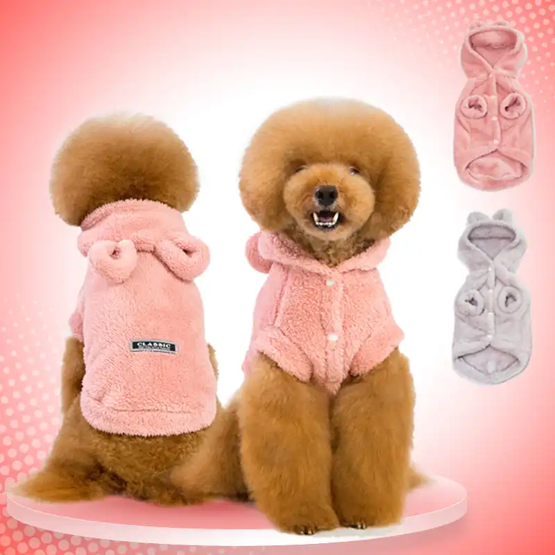 Pet Одежда с принтом в виде собак для девочек одежда маленьких зимнее пальто на