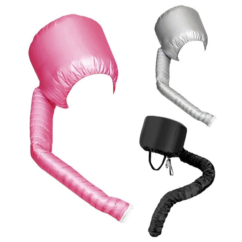 

Bonnet Hood Hair Dryer Attachment Adjustable Extra Large Hat with Extended Hose
