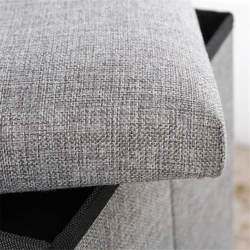 Многофункциональный складной тканевый стул для хранения скамейка маленький