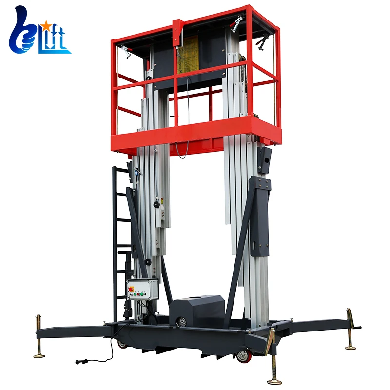 Стандартный двойной подъемник из алюминиевого сплава промышленный для