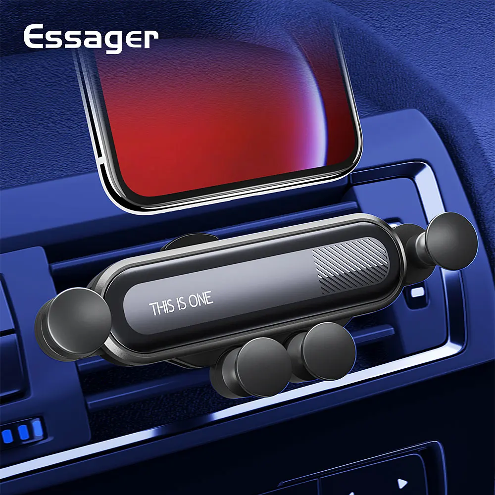 Автомобильный держатель для телефона Essager Gravity для iPhone Xiaomi Mi, автомобильный держатель для телефона, автомобильная подставка-держатель для сотового телефона