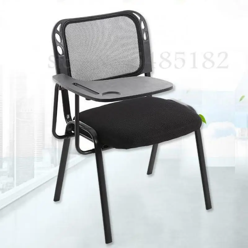 Учебный стул с письменной доской и настольной складной спинкой для студентов